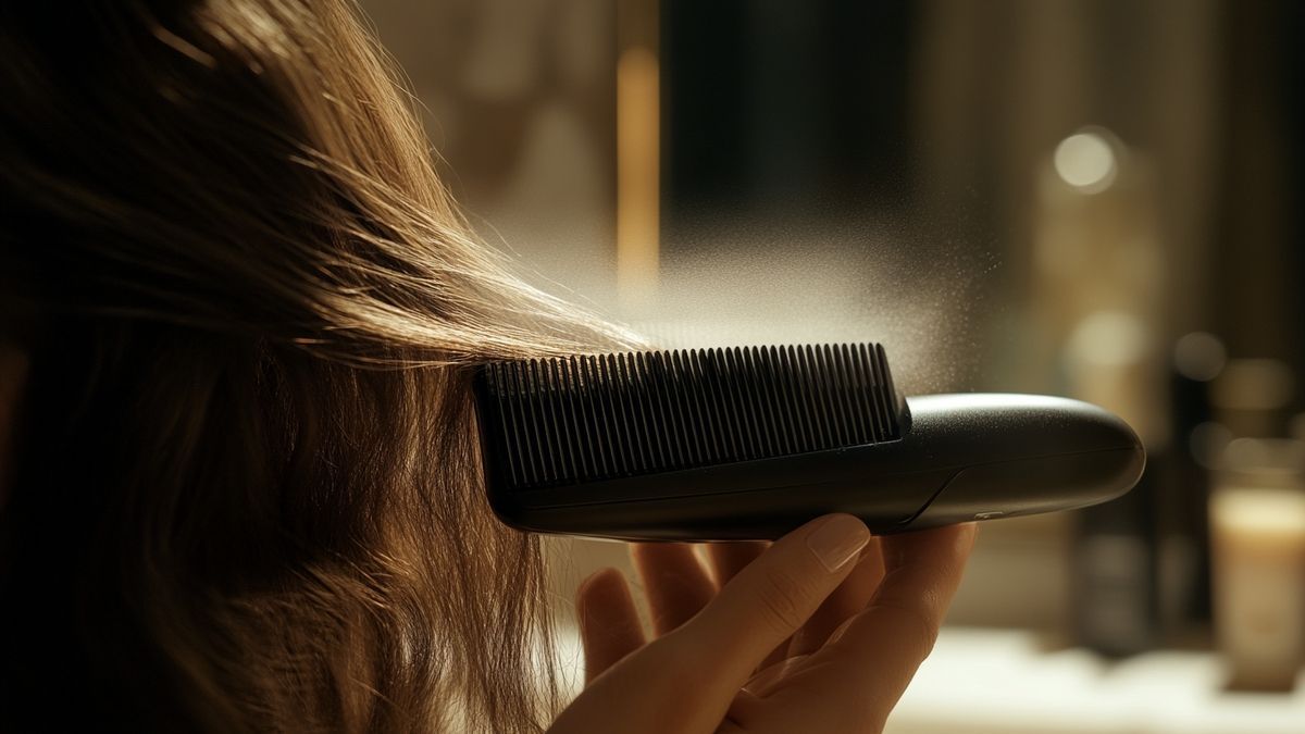 Peigne Anti-Chute Électrique : massage stimulant